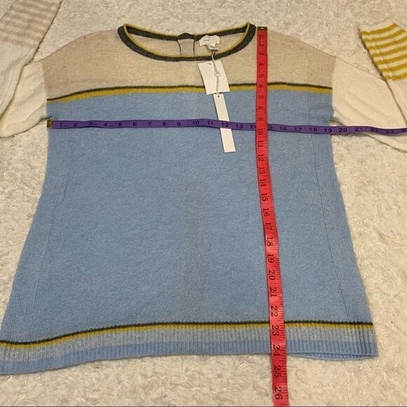 🆕 Caslon Button Back Sweater Seraphina Stripe - Picture 7 of 9